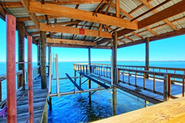 160 Somerset, Milam, TX 75959 - dock area with a water view