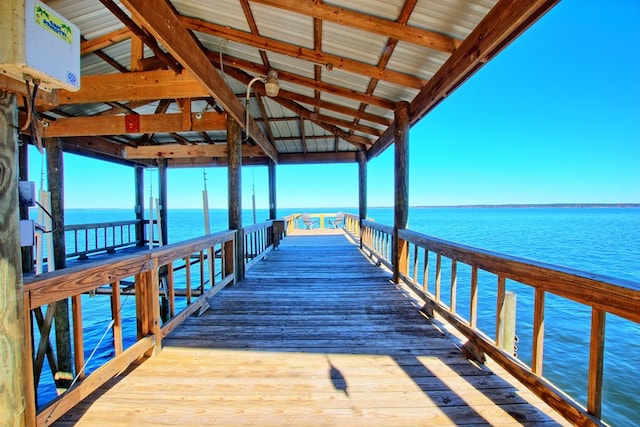 160 Somerset, Milam, TX 75959 - dock area featuring a water view
