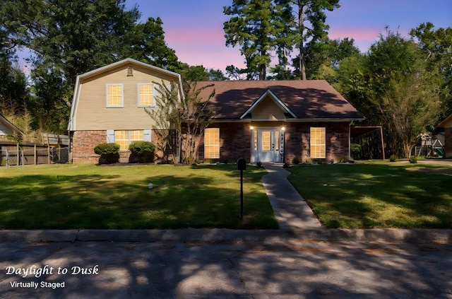 309 Hunters Creek Dr, Lufkin, TX 75901 - view of front facade with brick siding