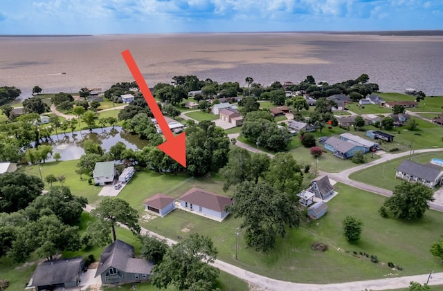 20 Coolcrest Dr, Point Blank, TX 77364 - aerial view of property's location with nearby suburban area and a nearby body of water