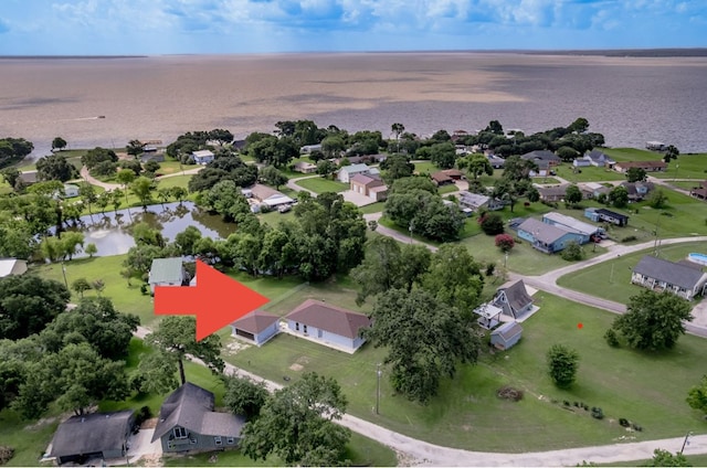 20 Coolcrest Dr, Point Blank, TX 77364 - aerial view of property's location featuring nearby suburban area and a nearby body of water