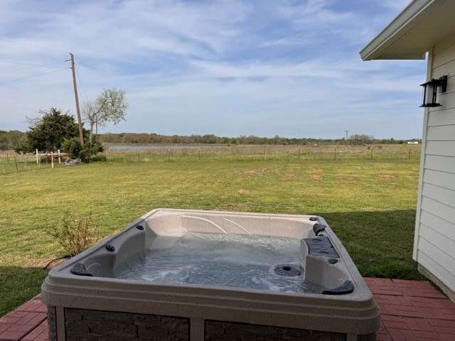 304 Lcr 485, Mexia, TX 76667 - view of yard featuring a rural view and a hot tub