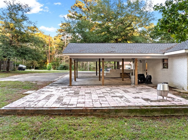 view of patio