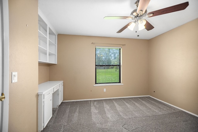 4 Pinemont Pl, Lufkin, TX 75904 - spare room with dark carpet and ceiling fan