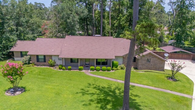 4 Pinemont Pl, Lufkin, TX 75904 - single story home featuring a porch and concrete driveway