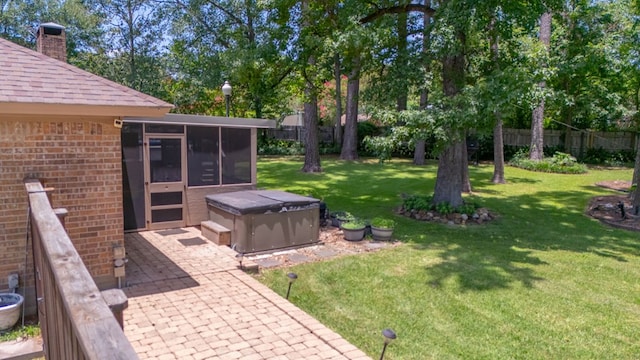 4 Pinemont Pl, Lufkin, TX 75904 - view of yard with a sunroom and a patio