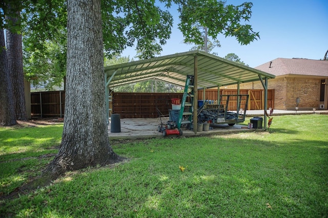 4 Pinemont Pl, Lufkin, TX 75904 - view of yard with a carport