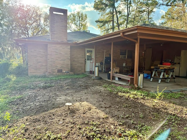 view of rear view of property