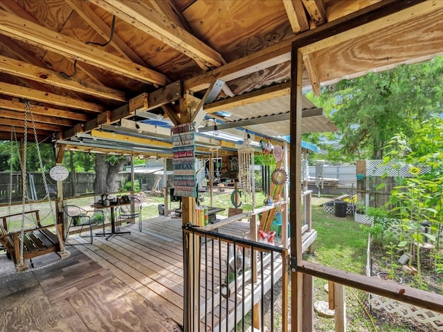 203 Chandler St, Diboll, TX 75941 - view of deck