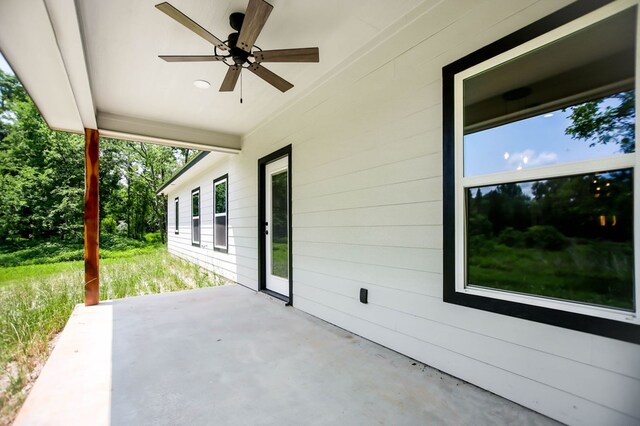 2510 Jimmie, Lufkin, TX 74904 - view of patio with a ceiling fan