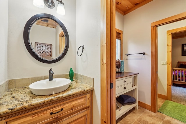 225 Mcgregor Dr, Brookeland, TX 75931 - bathroom with vanity