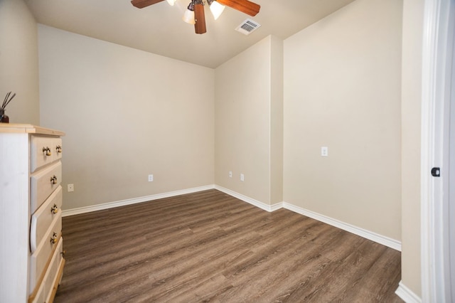 113 Westfield Loop, Lufkin, TX 75904 - unfurnished bedroom with dark wood-style floors and a ceiling fan