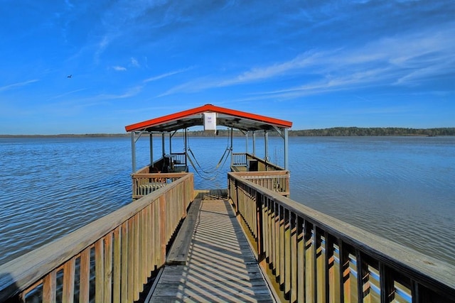 2105 Carters Ferry Rd, E Road, Milam, TX 75959 - view of dock with a water view