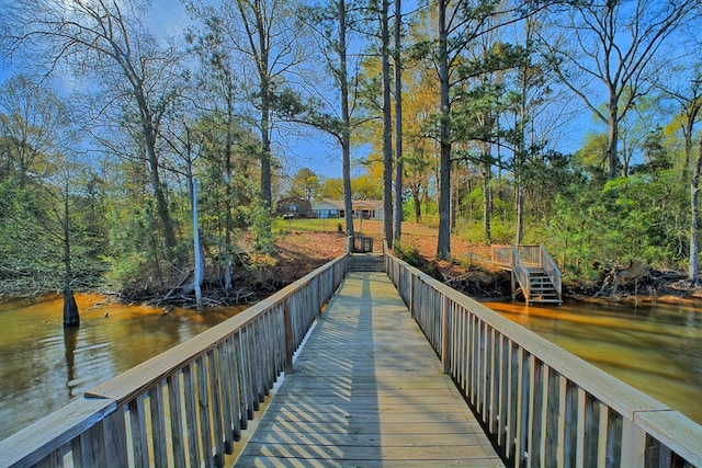 2105 Carters Ferry Rd, E Road, Milam, TX 75959 - dock area featuring a water view