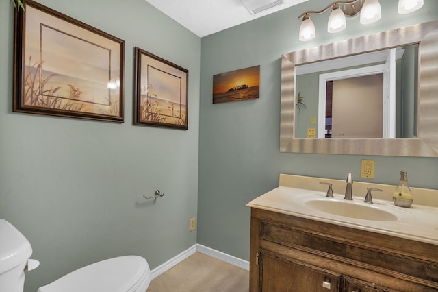 130 Boxwood Ln, Brookeland, TX 75931 - bathroom with toilet and vanity