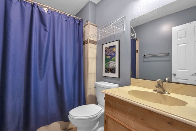 130 Boxwood Ln, Brookeland, TX 75931 - bathroom featuring vanity and a shower with curtain