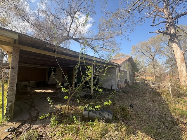 view of rear view of property