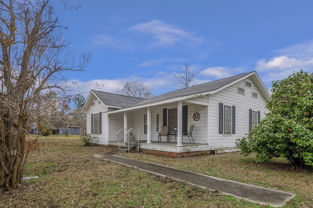 view of front of house featuring a porch