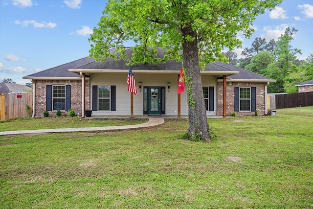 2607 Old Union Rd, Lufkin, TX 75904 - ranch-style home with brick siding and a shingled roof