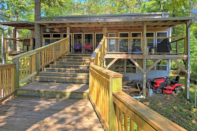 view of deck