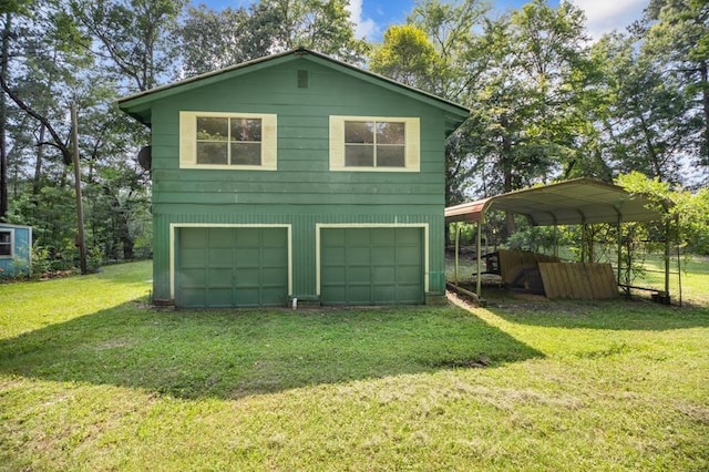 390 County Road 076, Jasper, TX 75951 - view of home's exterior featuring a yard and driveway