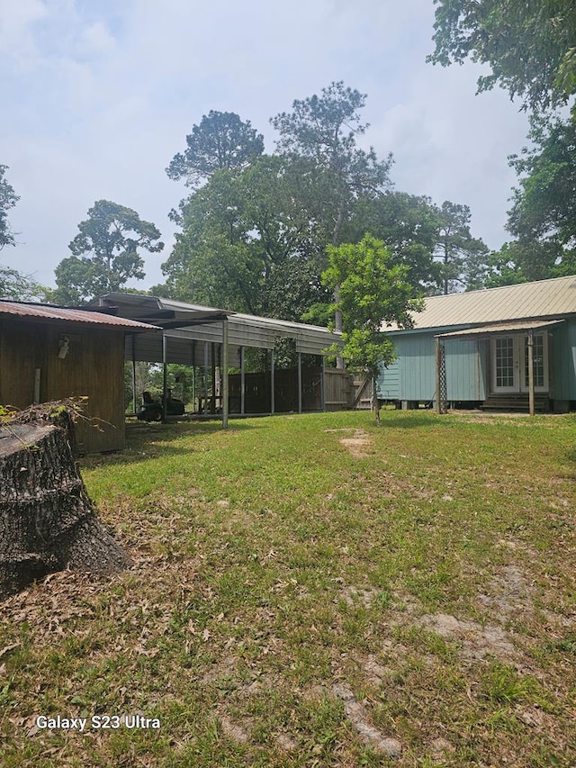 view of yard