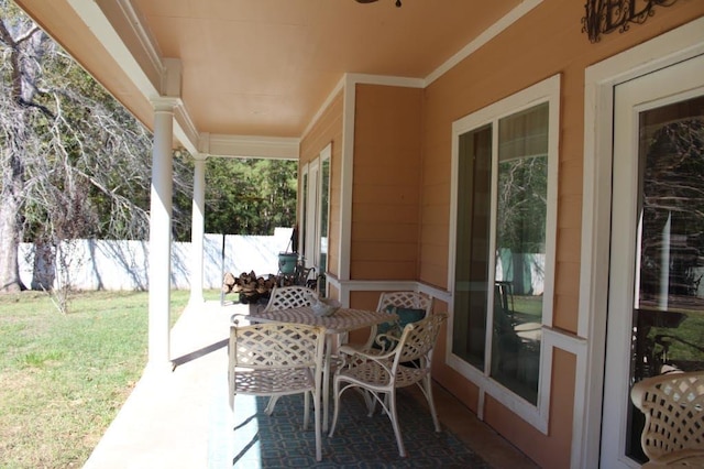 view of patio