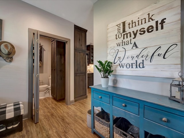 3274 Cc Rd, Diboll, TX 75941 - hall with light wood finished floors and baseboards