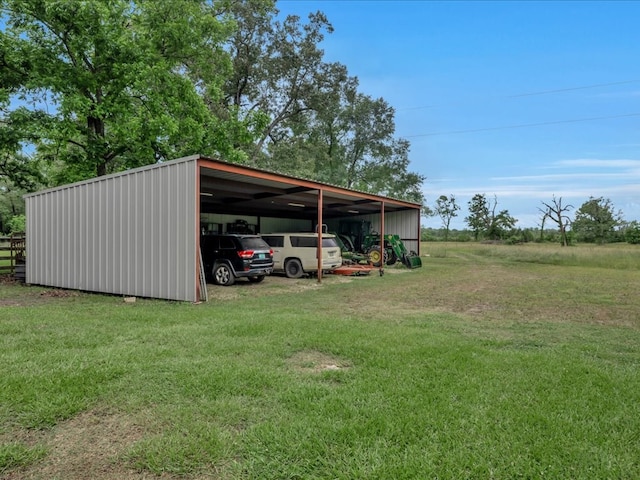 3274 Cc Rd, Diboll, TX 75941 - view of parking / parking lot featuring a detached carport