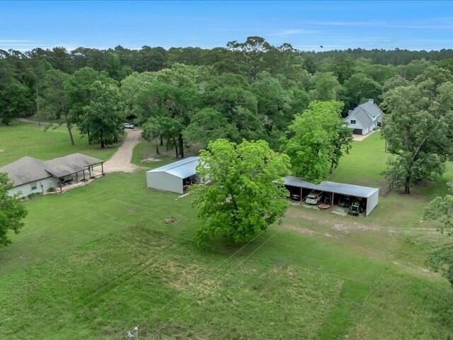 3274 Cc Rd, Diboll, TX 75941 - bird's eye view of a heavily wooded area