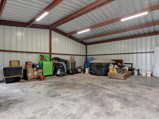 3274 Cc Rd, Diboll, TX 75941 - garage featuring metal wall