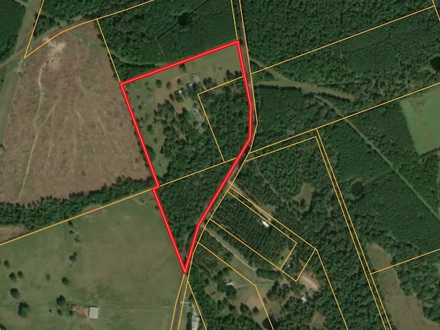 3274 Cc Rd, Diboll, TX 75941 - aerial overview of property's location with property boundaries highlighted