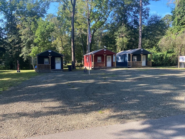 exterior space featuring a porch