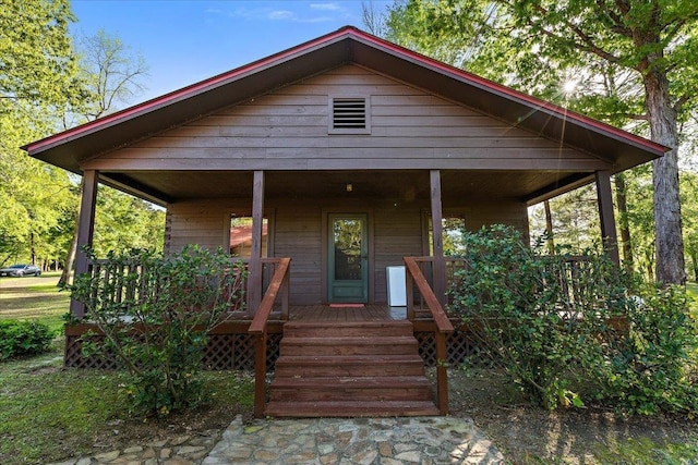 334 Pineknot Ln, Milam, TX 75959 - view of front of home with covered porch