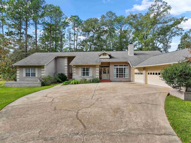 ranch-style house with a garage