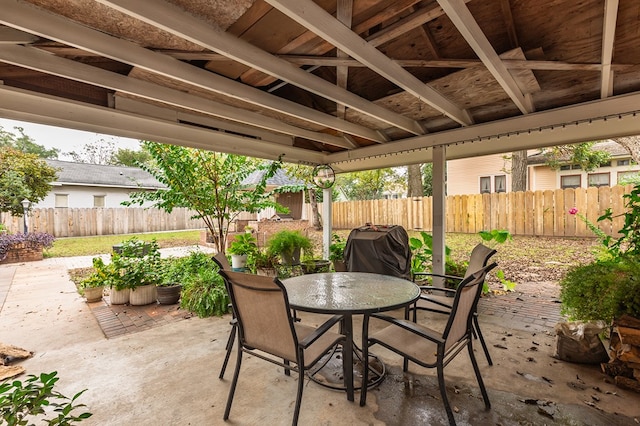 view of patio