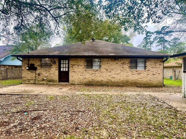 view of rear view of house