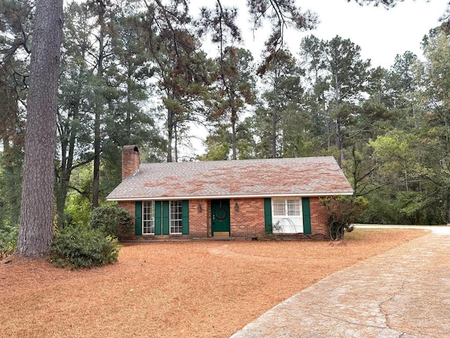 view of ranch-style house