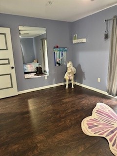 sitting room featuring wood-type flooring