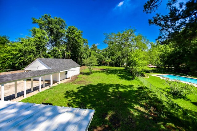 508 Jefferson Ave, Lufkin, TX 74904 - view of yard with an outbuilding