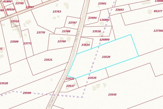 114 Evergreen Ln, Lufkin, TX 75904 - map of parcels