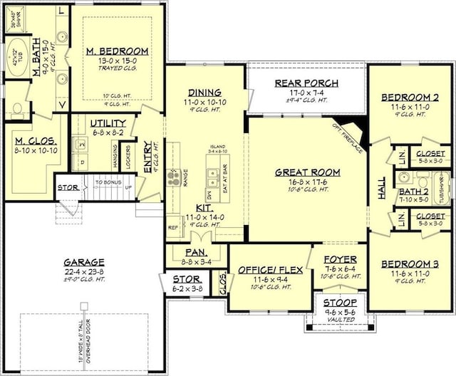 114 Evergreen Ln, Lufkin, TX 75904 - floor plan / room layout