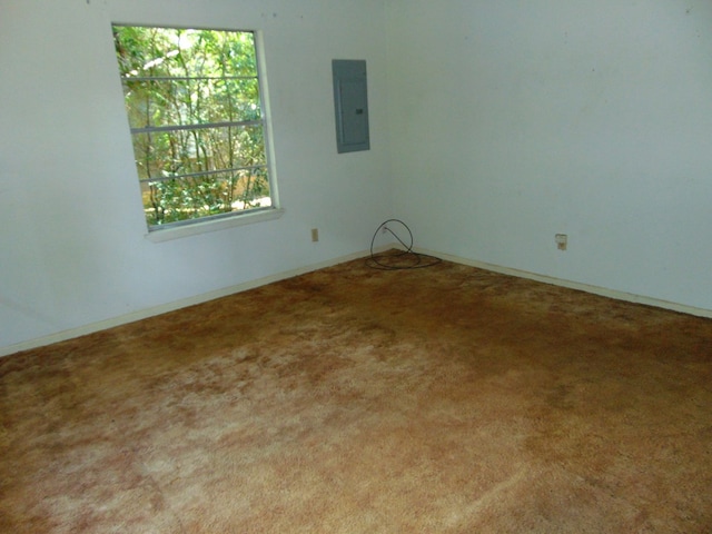 1202 Mimosa, Lufkin, TX 75901 - unfurnished room featuring electric panel, healthy amount of natural light, and carpet