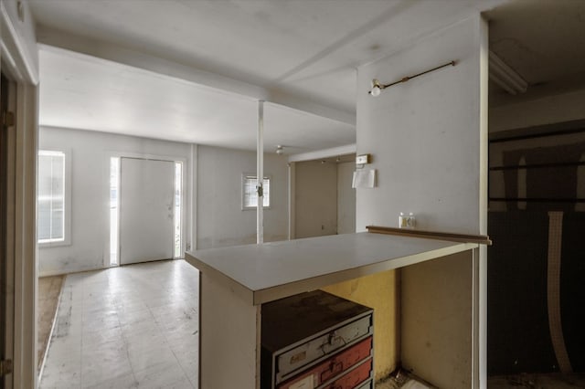 1316 N Raguet, Lufkin, TX 75904 - kitchen with light flooring and light countertops