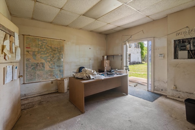 1316 N Raguet, Lufkin, TX 75904 - office area with a paneled ceiling