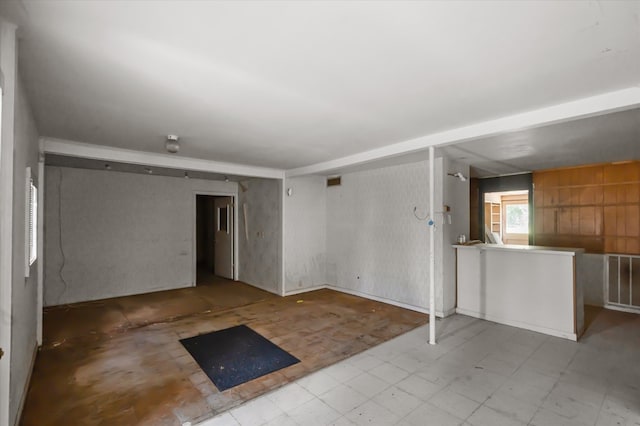 1316 N Raguet, Lufkin, TX 75904 - spare room with tile patterned floors