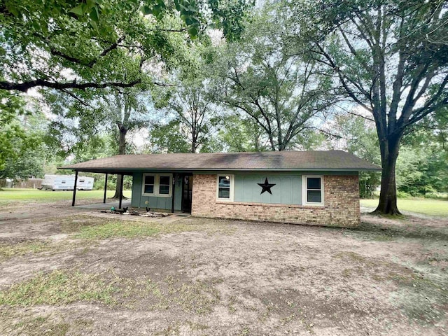 view of ranch-style house