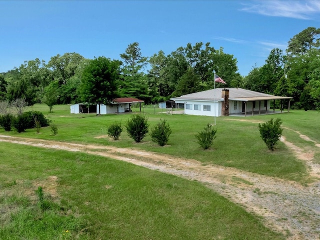 300 Dc Lawson Rd, Lufkin, TX 75904 - view of grassy yard