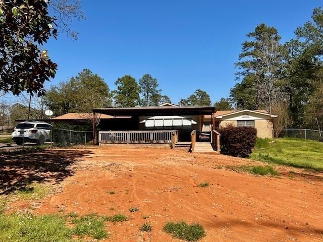 view of ranch-style house