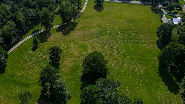 bird's eye view featuring a rural view